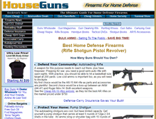 Tablet Screenshot of houseguns.com